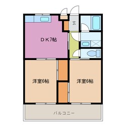 五十鈴ケ丘駅 徒歩42分 1階の物件間取画像